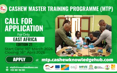 Cashew MTP: Online Applications Open for the Next Edition (East African Participants Only)